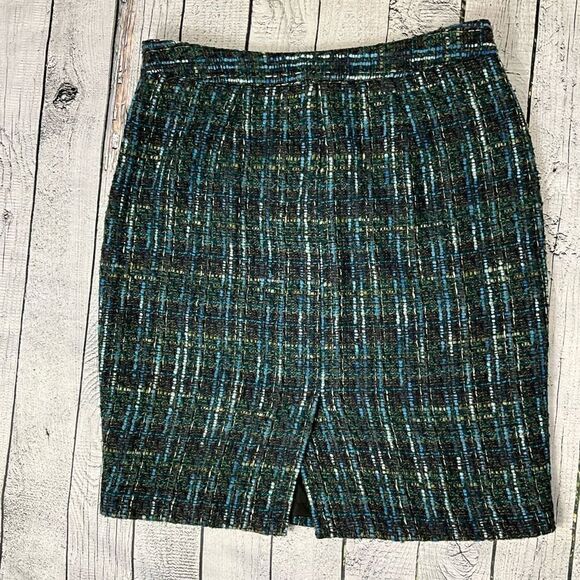 J. JILL wool blend tweed skirt - Picture 2 of 7